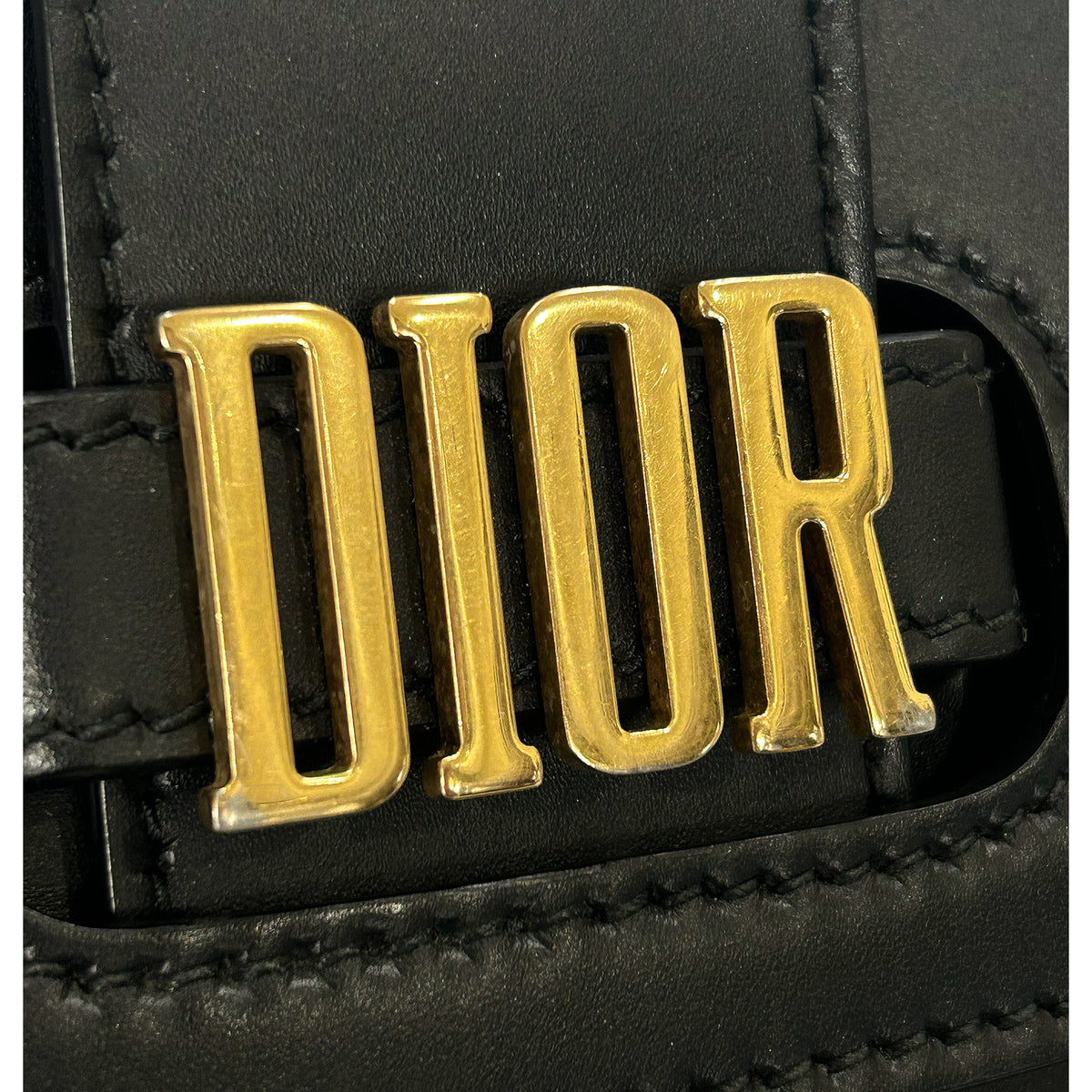 DIOR - D-Fence Black Saddle Bag & Two Straps