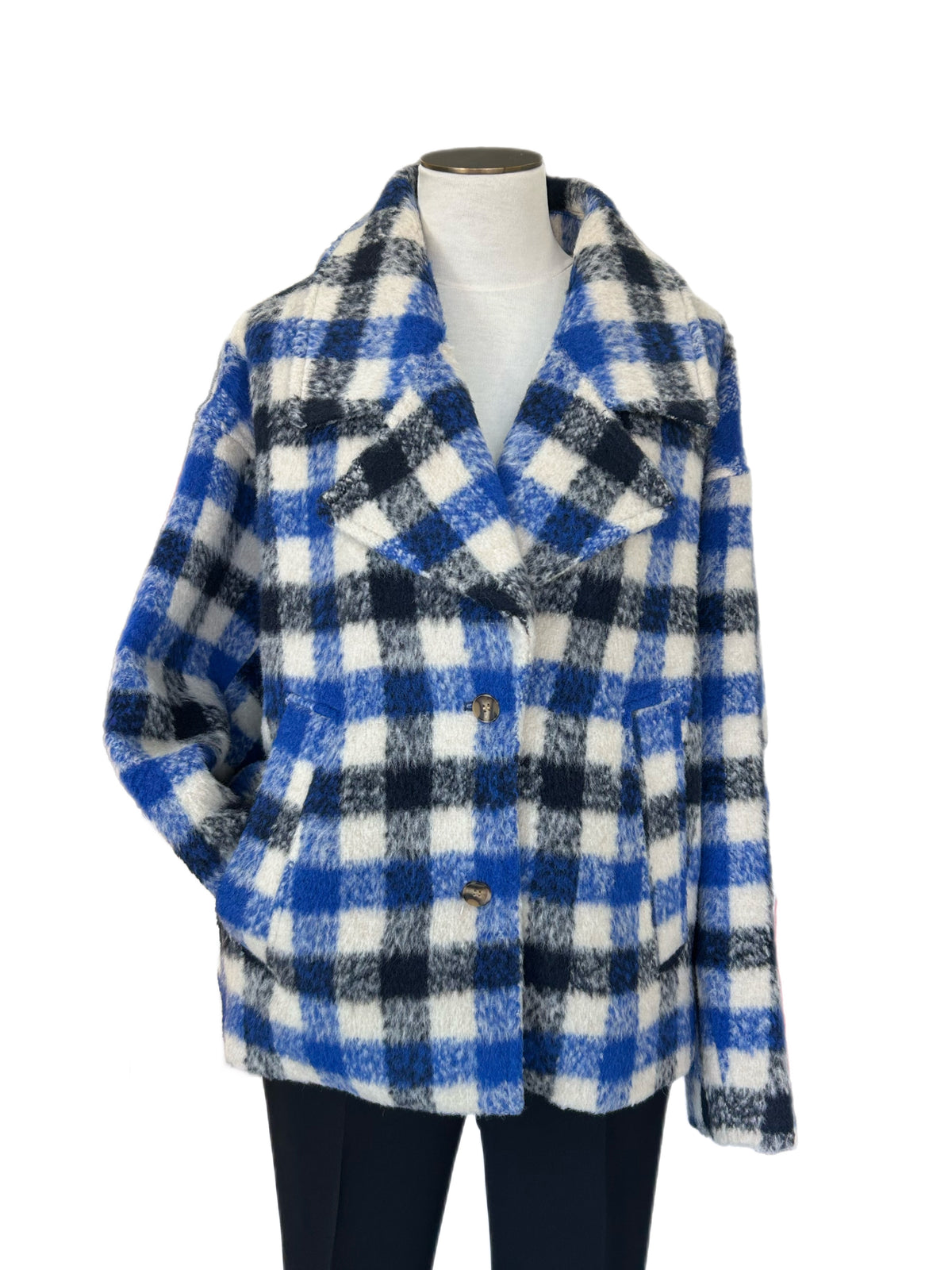 MUNTHE - Inamino Brushed Wool Blend Coat S/M