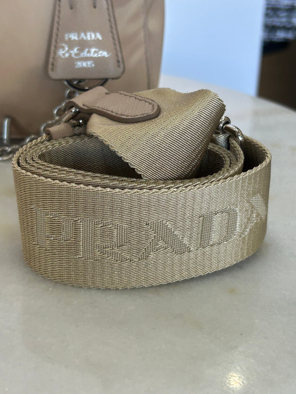 PRADA - Re-Edition 2005 Re-Nylon Bag - Cameo Beige