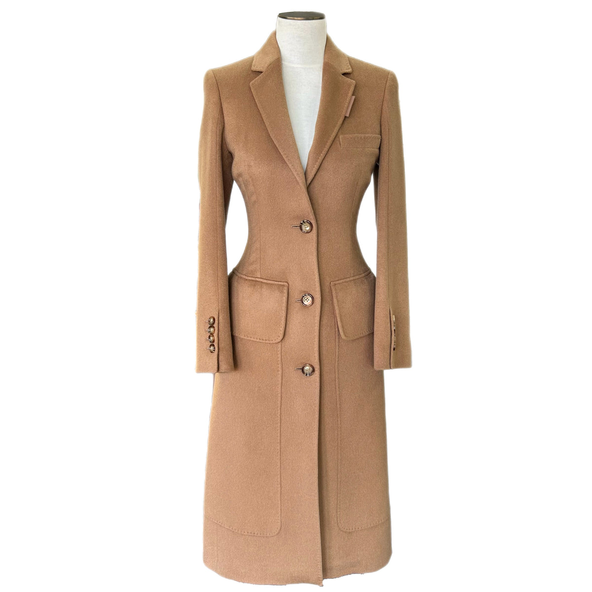 BURBERRY - Chester Cashmere Coat Sz S – Open Vault - Designer