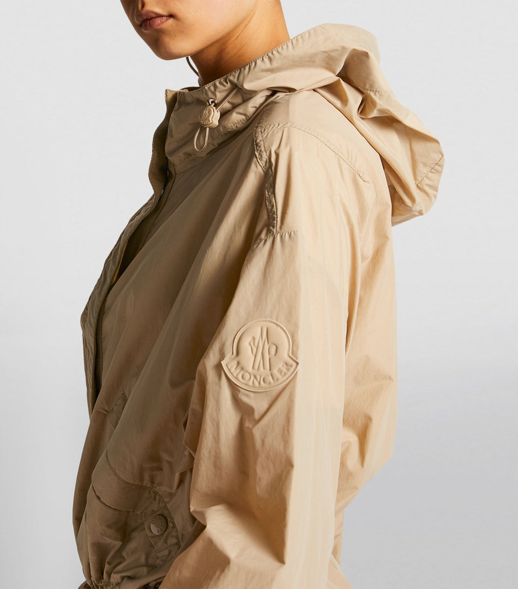 MONCLER - Albireo Windbreaker Beige Jacket - Sz 2 – Open Vault MONCLER - Albireo Windbreaker Beige Jacket - Sz 2 – Open Vault