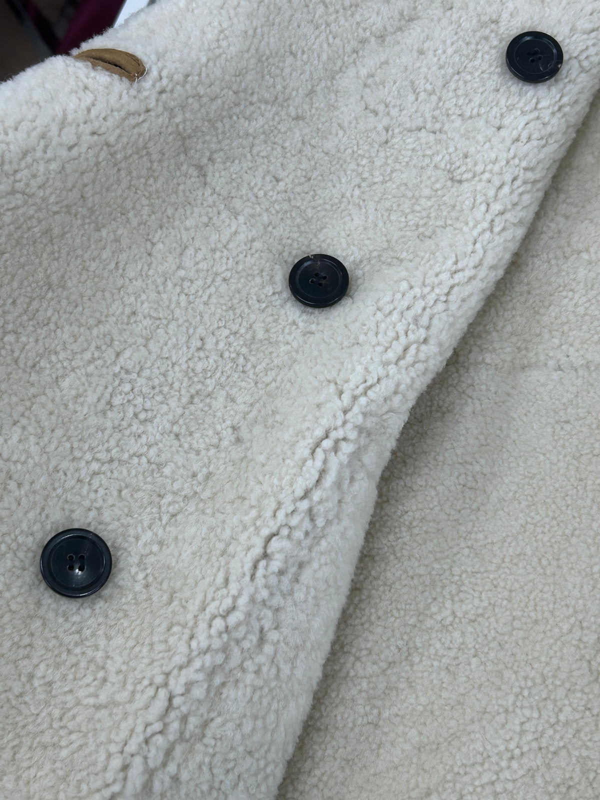 DIOR - Lamb Shearling Reversible Coat Sz IT 44