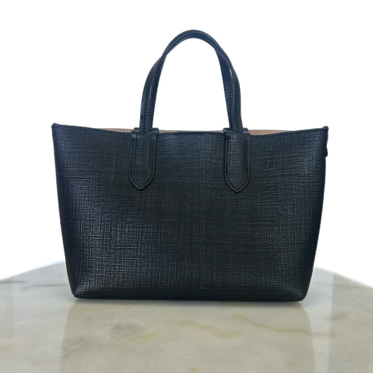 ALEXANDER McQUEEN - Black Mini Shopper Tote / Crossbody Bag