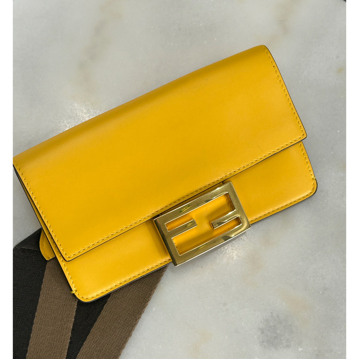 FENDI - Smooth Leather Baguette Mini Bag