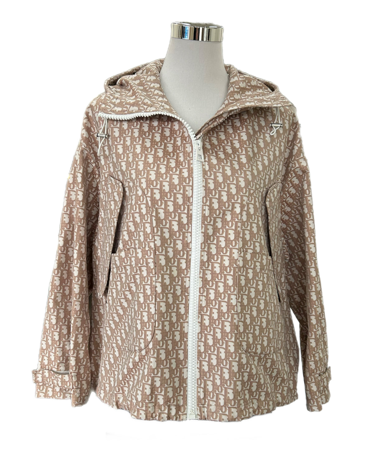 DIOR - Hooded Jacket with Dior Oblique Motif Sz XS / Relaxed Fit Suit S-M