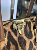 VALENTINO - Rockstud Leopard Tote / Shoulder Bag