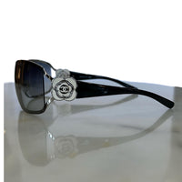 CHANEL - CC Camellia Gradient Shield Sunglasses