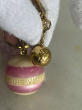 LOUIS VUITTON - Bijoux Sac Mini Lin Croisette Keychain or Bag Charm