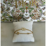 DIOR - Petit CD Double Bracelet