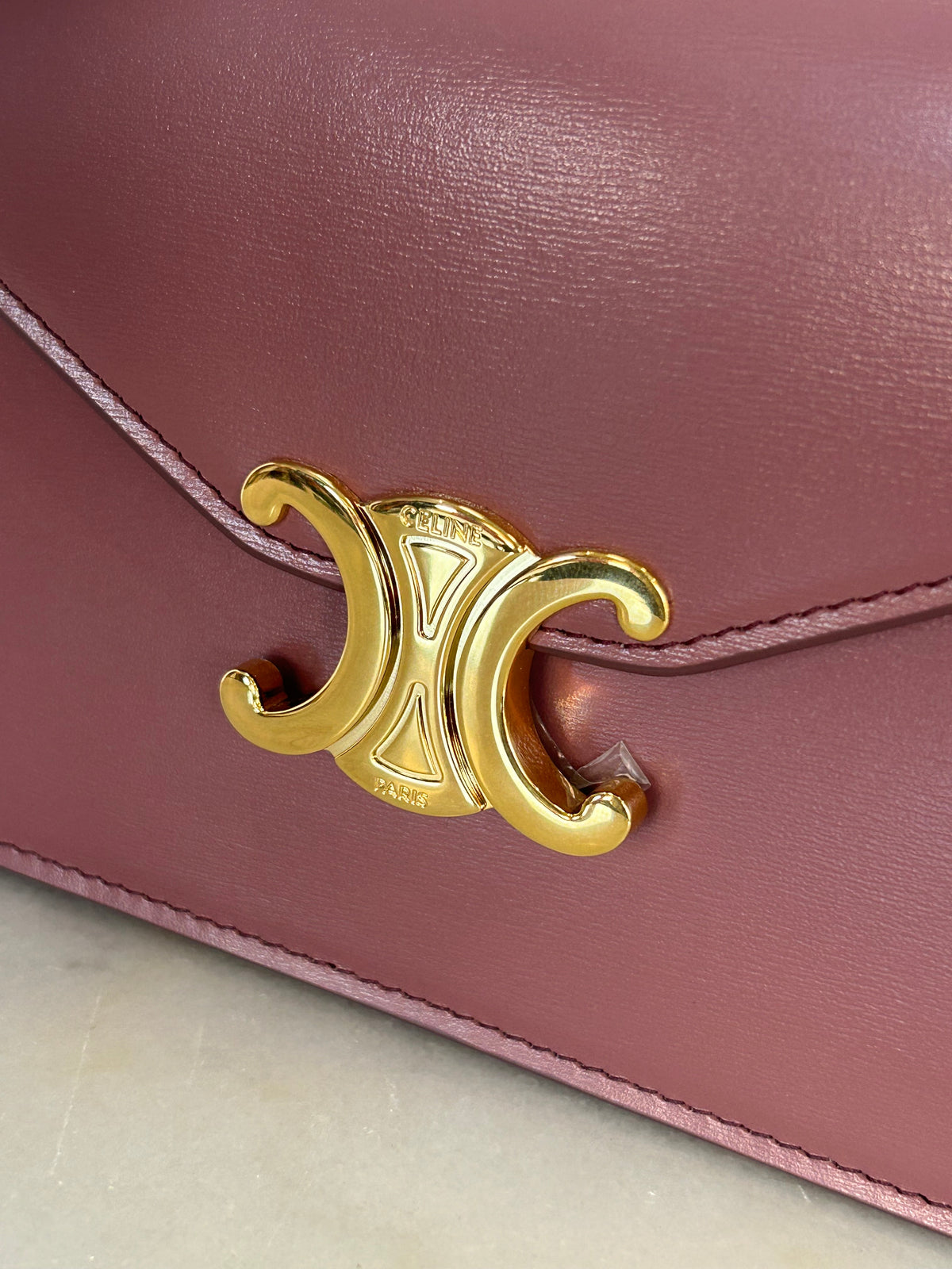 CELINE - Wallet on Chain Margo - Vintage Rose