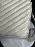 SAINT LAURENT - Lou Crema Soft Quilted Leather Camera Bag