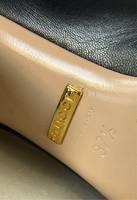 GUCCI - Pearl & Scalloped Edge Block Heels Sz 37.5 EU