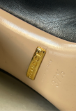 GUCCI - Pearl & Scalloped Edge Block Heels Sz 37.5 EU