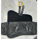 DIOR - Leather Saddle Belt Bag