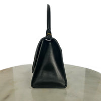 BALENCIAGA - Hourglass Small Black Handbag