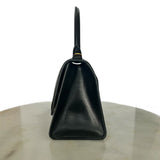 BALENCIAGA - Hourglass Small Black Handbag
