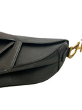 DIOR - Saddle Bag in Black Grained Leather