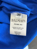BALMAIN - Blue Logo Tank Top Sz 8-10