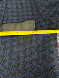 CHANEL - Navy & Black Houndstooth Jacket Sz 42