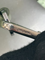PRADA - Green Pocket Leather & Nylon Crossbody Bag