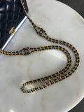 CHANEL - Wallet on Chain Bag in Black Lamb Leather