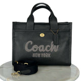 COACH - Cargo Leather Black Tote