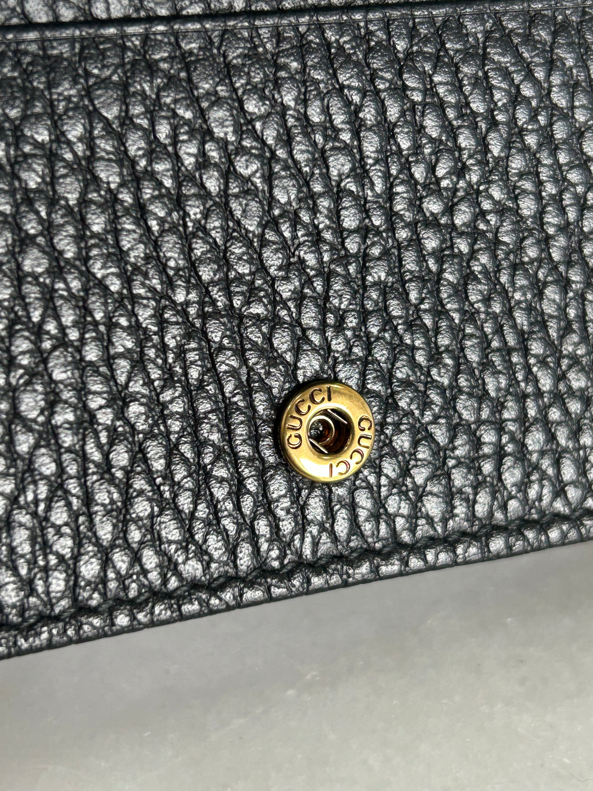 GUCCI - Butterfly Compact Leather Wallet