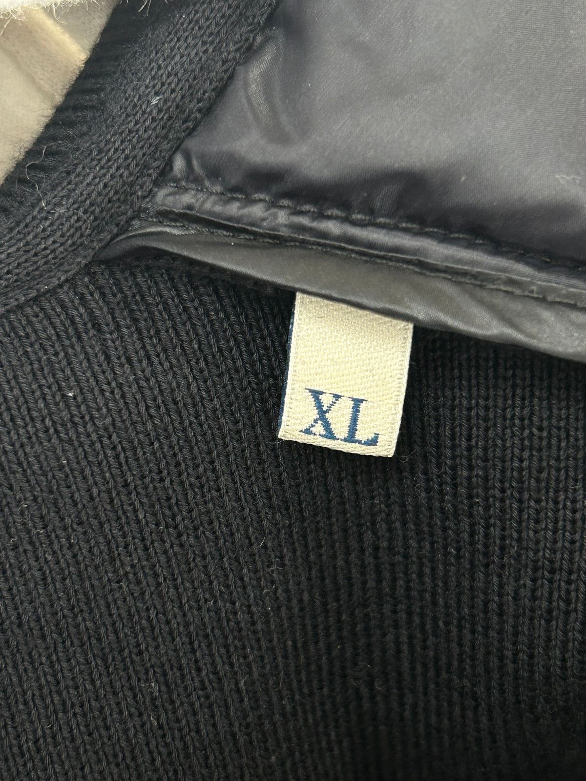 MONCLER - Maglia Tricot Hooded Navy Cardigan Sz XL
