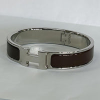 HERMÈS - Clic H Bracelet Moka PM