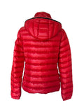 MONCLER - Red Hooded Short Down Jacket Sz 4
