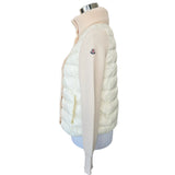 MONCLER - Cream Maglione Tricot Cardigan Sz S
