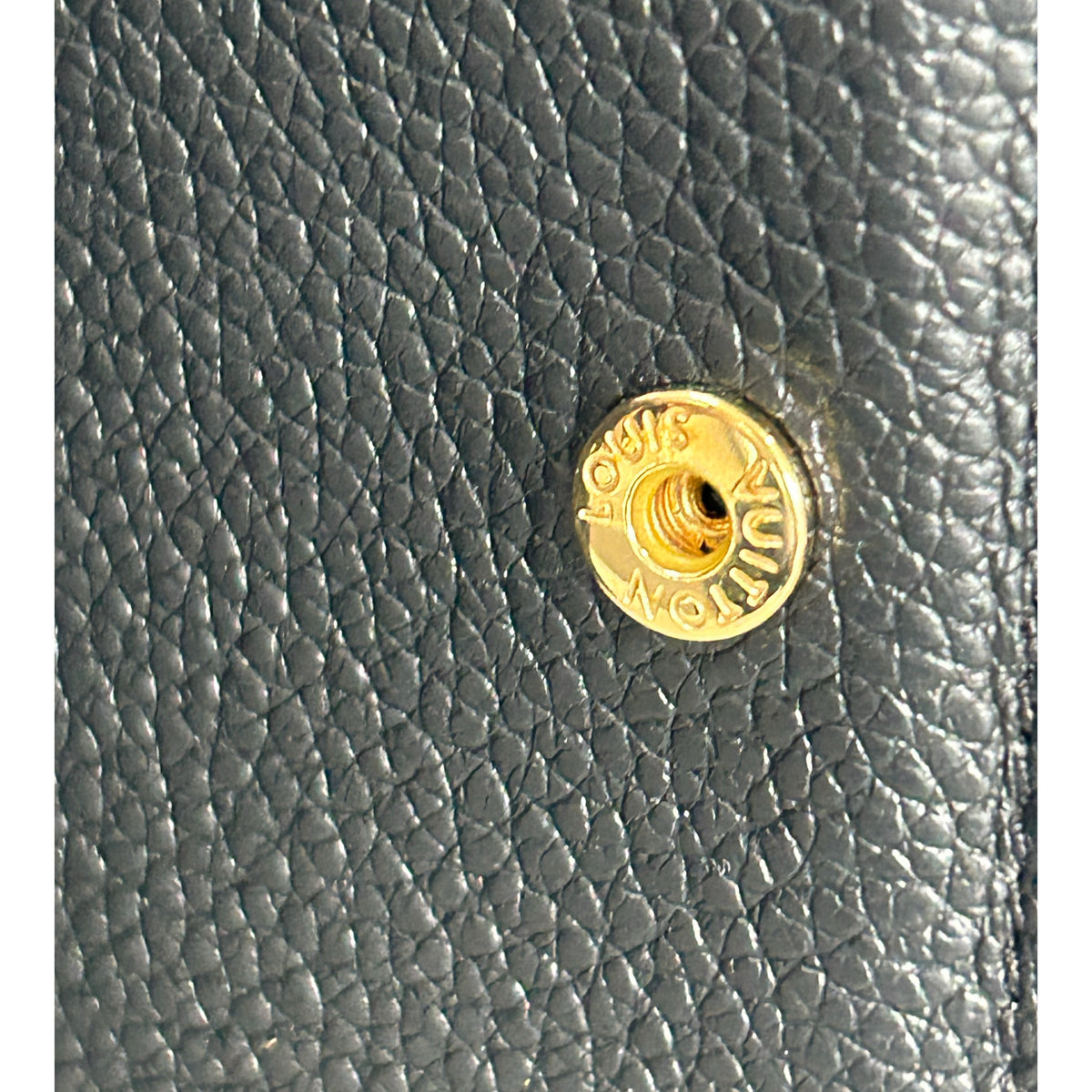 LOUIS VUITTON - Cléa Wallet Black Monogram Empreinte Leather