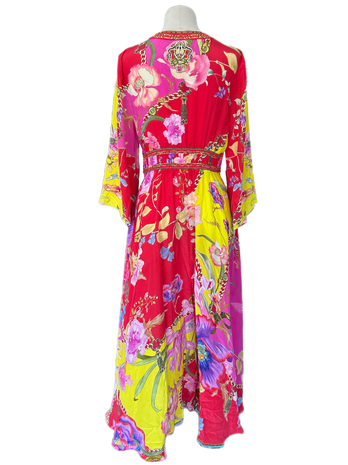 CAMILLA - The Beetles Kimono Sleeve Dress Sz M