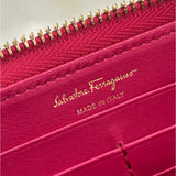 SALVATORE FERRAGAMO - Leather St.Bouquet Zip-around Wallet