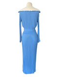 SCANLAN THEODORE - Rib-Knit Off-Shoulder Top & Skirt