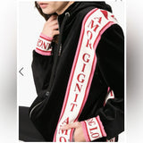 DOLCE & GABBANA - Velvet Hooded Jacket ‘Love Begets Love’ Sz IT 44