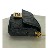 FENDI - Mini Baguette Black Bag