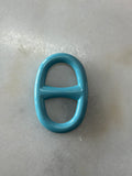 HERMÈS - Chaine d'Ancre Scarf Ring Blue