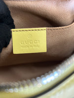 GUCCI - GG Marmont Yellow Quilted Shoulder Bag