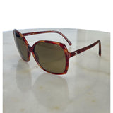 CHANEL - Red Tortoiseshell Sunglasses