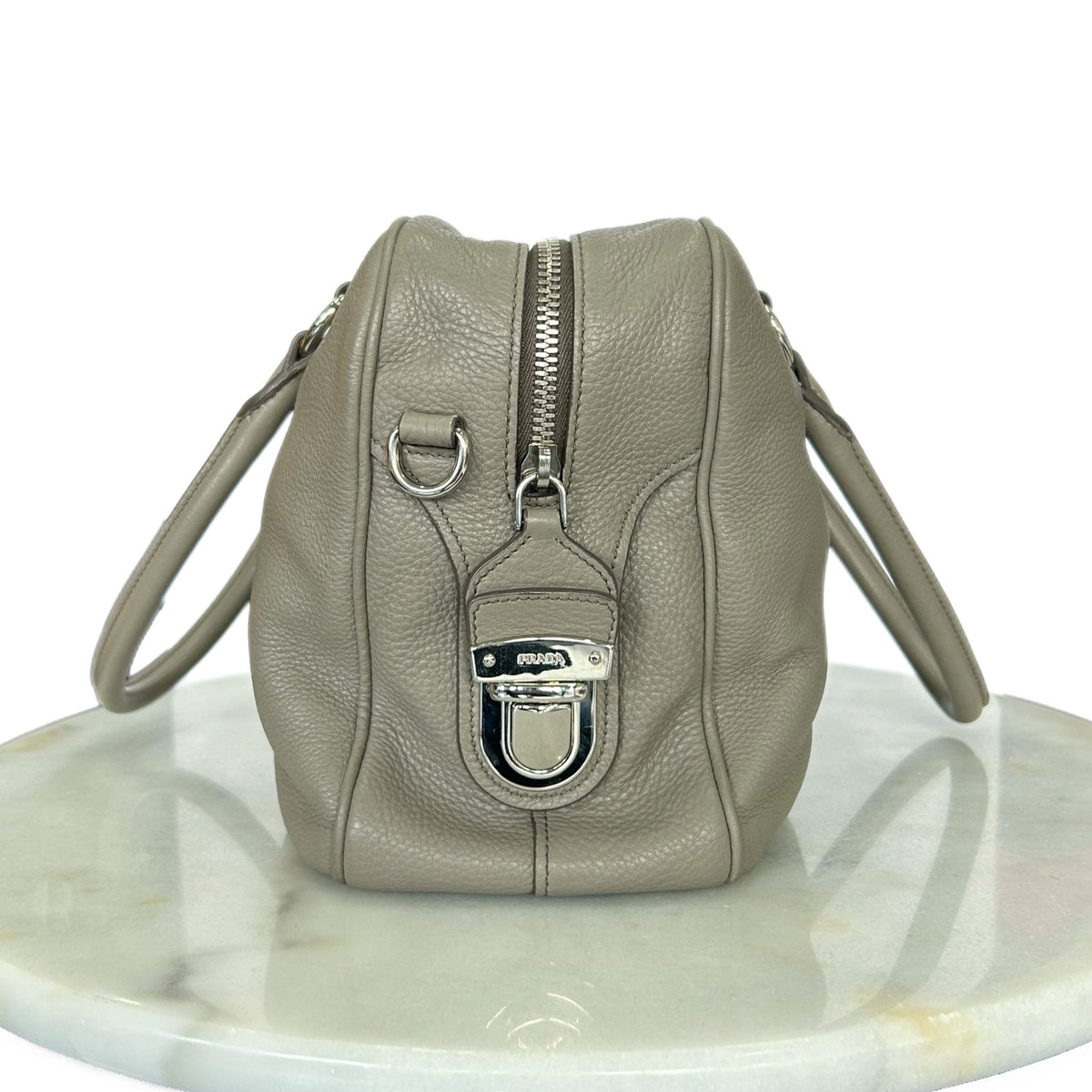 PRADA - Vitello Daino Bauletto Bag