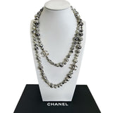 CHANEL - Pearl CC Graffiti Long Necklace