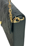 LOUIS VUITTON - Pochette Félicie Black Monogram Empreinte Leather