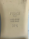 FENDI - Embroidered Floral & Ribbon Slides Sz 37.5