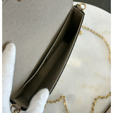 LOUIS VUITTON - Pochette Félicie Tourterelle Empreinte Leather