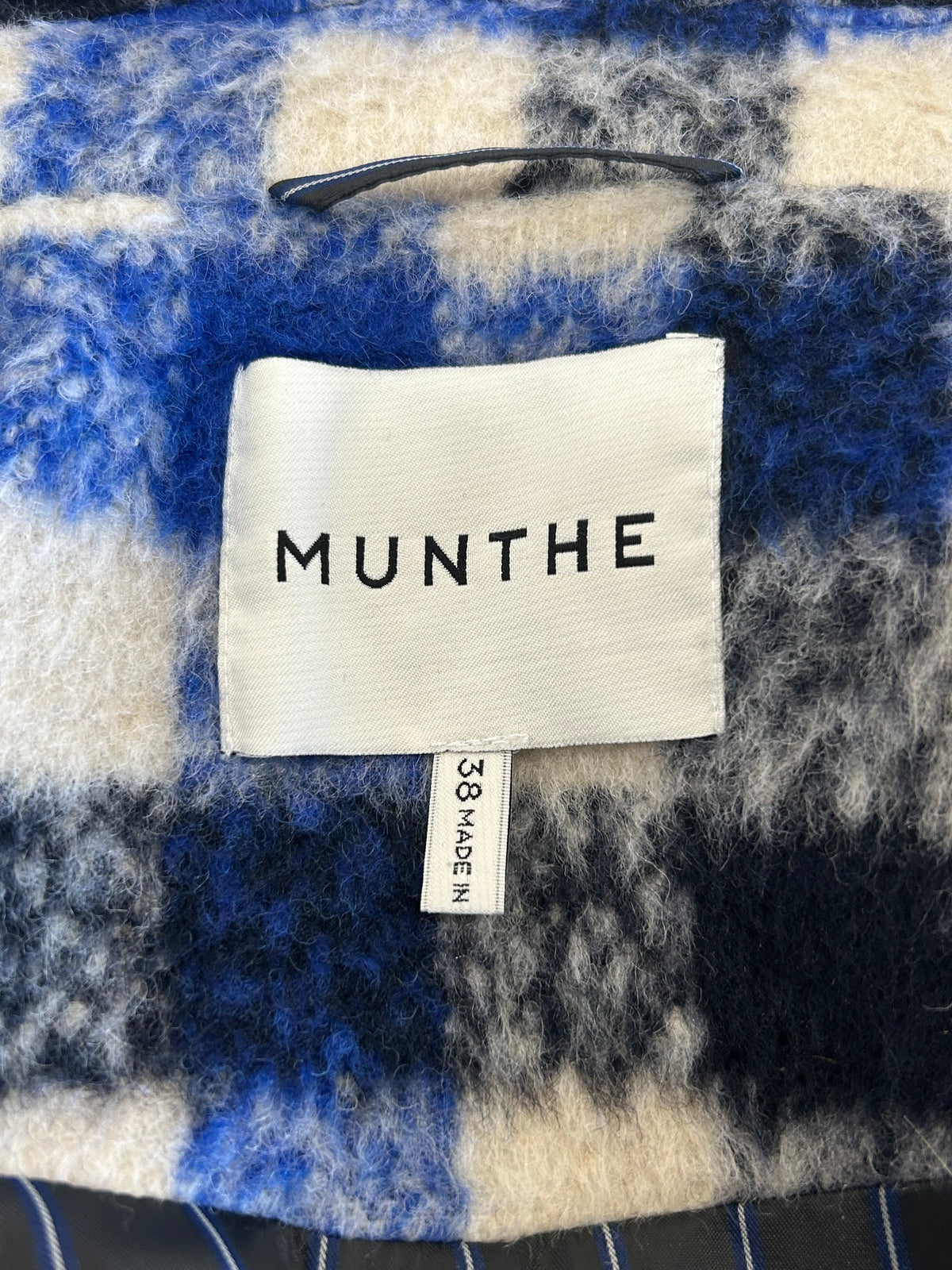 MUNTHE - Inamino Brushed Wool Blend Coat S/M