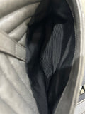 SAINT LAURENT - College Medium Bag - Grey Quilted Leather