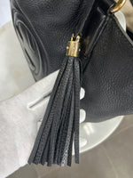 GUCCI - Soho Black Leather Tote Bag