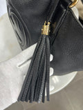 GUCCI - Soho Black Leather Tote Bag