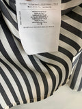 ETRO - Striped Silk Tie Neck Blouse Sz 46